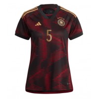Tyskland Thilo Kehrer #5 Bortedrakt Dame VM 2022 Kortermet